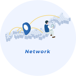 拠点一覧 Network